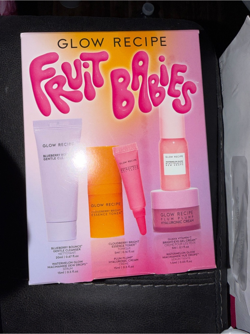 Glow Recipe Fruit Babies Skincare Set - Pink and Orange Accents